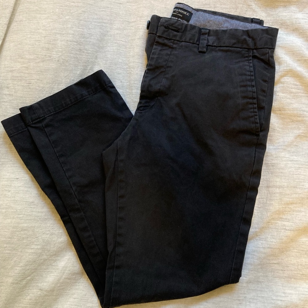 Banana Republic Aiden Chino Black 32x30